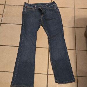 Wrangler Women's Straight Leg Jeans in Deep Blue